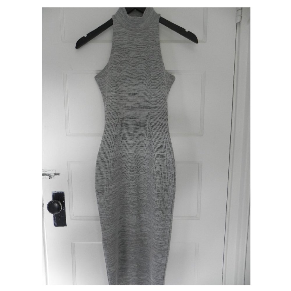 Missguided sleeveless high neck dress
